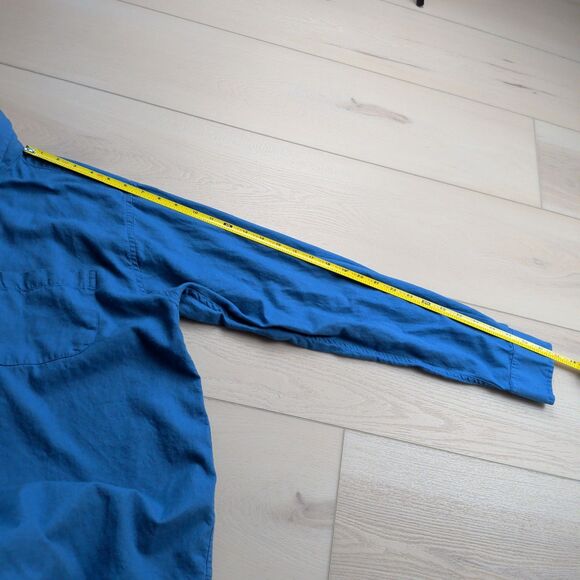 Viyella Shirt Mens L Traditional Fit Cotton Wool Long Sleeve Made in Canada - Picture 7 of 9